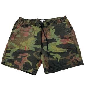 Alex Mill Drawstring Tropical Camo 6.5" Shorts Men's XL